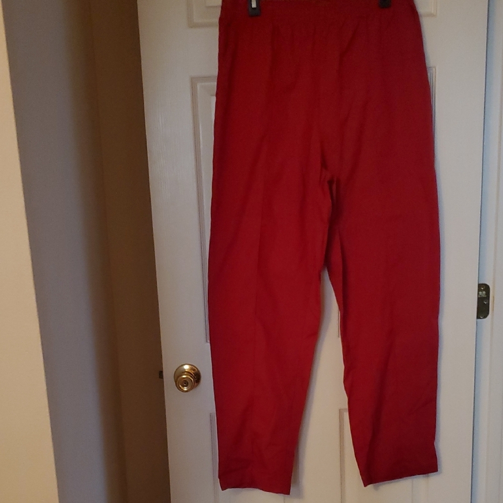 Women's Red Scrub Pants